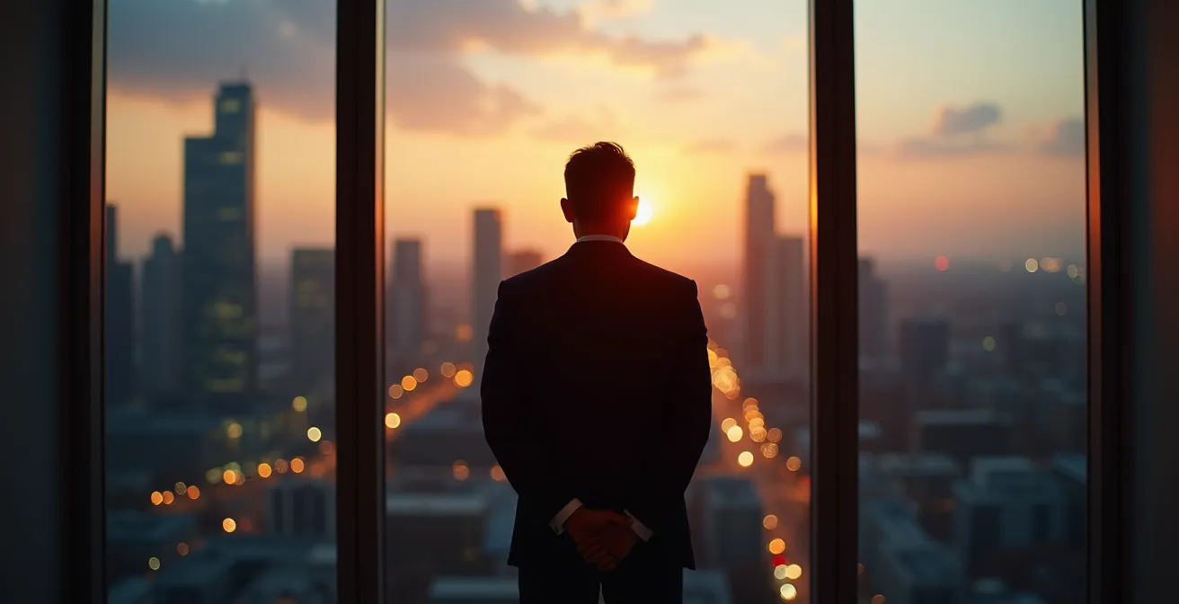 Investor in euphorischer Stimmung vor steigenden Börsenkursen