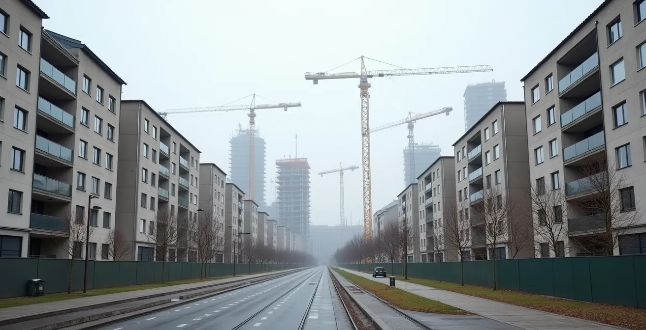 Aufstrebendes Wohnviertel am Stadtrand mit Entwicklungspotential und guter Verkehrsanbindung