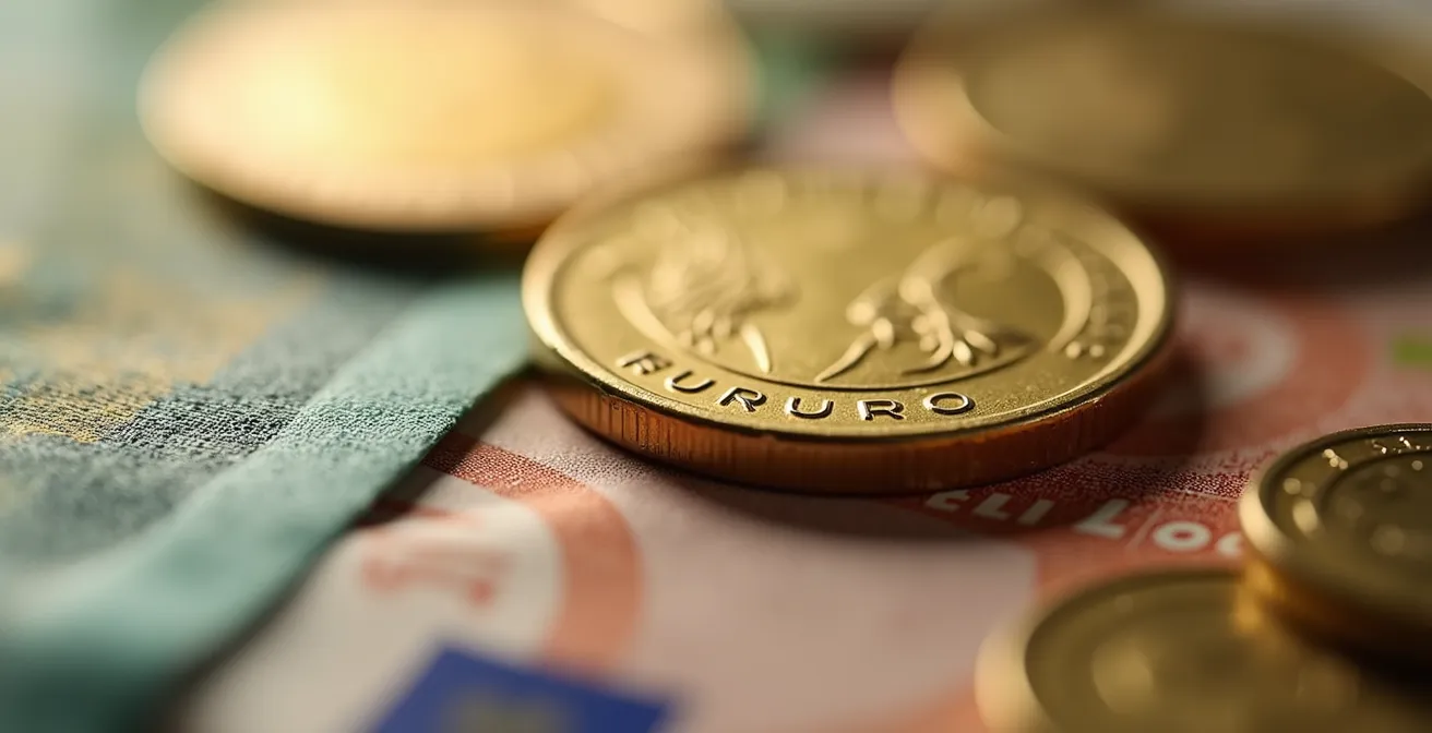 Europakarte mit hervorgehobenen Finanzstandorten Irland und Luxemburg