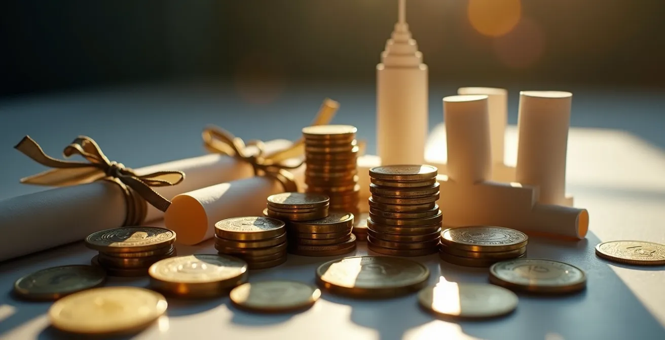 Visualisierung eines diversifizierten Dividendenportfolios mit US und deutschen Aktien