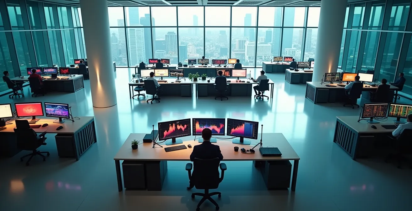 Visualisierung der Portfolio-Neugewichtung zur Reduzierung der USA-Dominanz